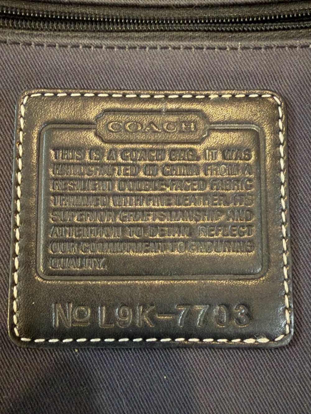 Vintage Coach Black Hamptons Canvas and Leather Backpack (Read Description) - Picture 2 of 16